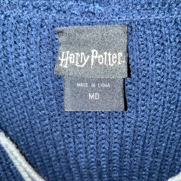 Harry Potter Ravenclaw Pullover Drawstring Hoodie Sweater - Picture 3 of 9